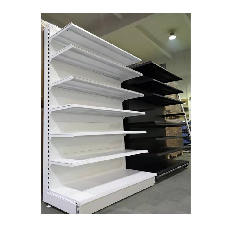 Heda Store Double Sided Adjustable Supermarket Shelves Supermarket Gondola Wall-To-Wall Shelves Shelves For Retail Store