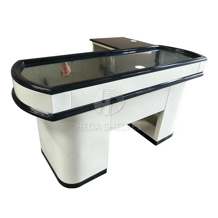 Convenience Store Cash Table Furniture Dimension Design Grocery Cashier Checkout Counter for Shop