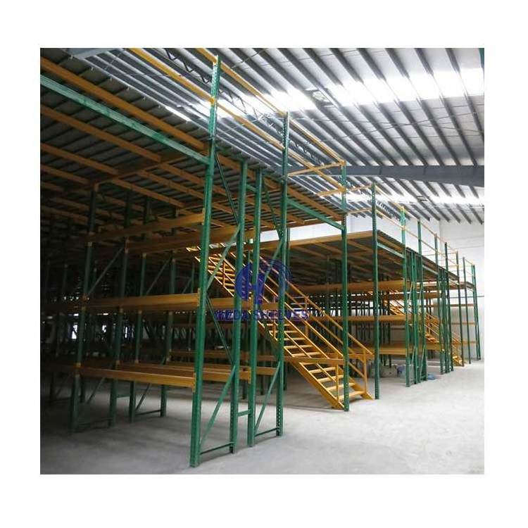 Pallet Rack Supported Mezzanine System Metal Heavy Duty Mezzanine Rack Floor Platform Heavy Duty Mezzanine Warehouse Mold Holder