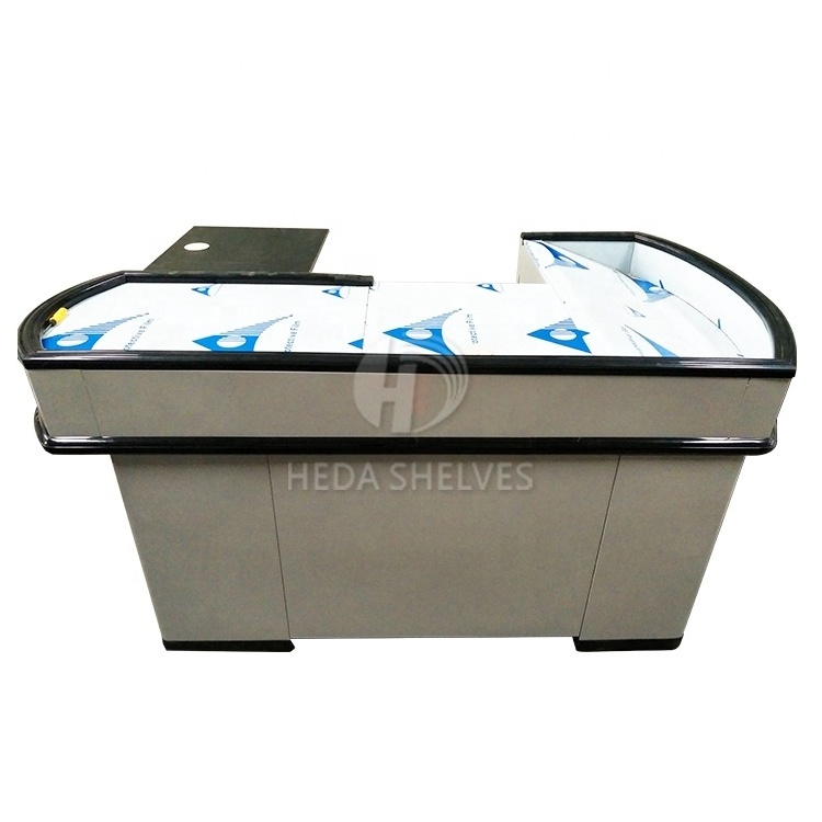 Convenience Store Cash Table Furniture Dimension Design Grocery Cashier Checkout Counter for Shop