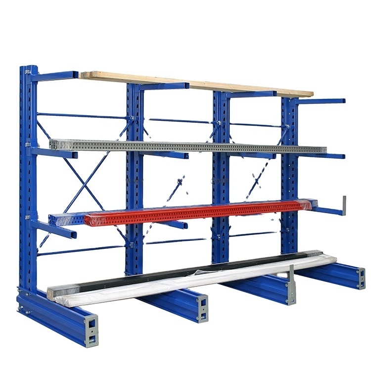 Customized Cantilever Racking System Cantilever car lumber rack heavy duty cantilevered arm racks