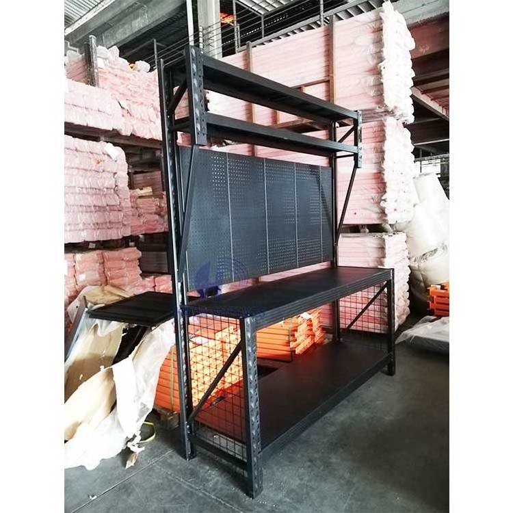 Iron Workshop Workbench Anti-Static Operation Work Table Workshop Garage Platform Heavy Duty Pallet Storage Rack With Table