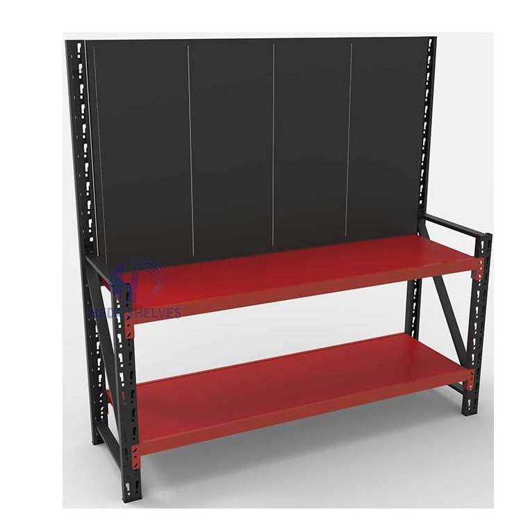 Iron Workshop Workbench Anti-Static Operation Work Table Workshop Garage Platform Heavy Duty Pallet Storage Rack With Table