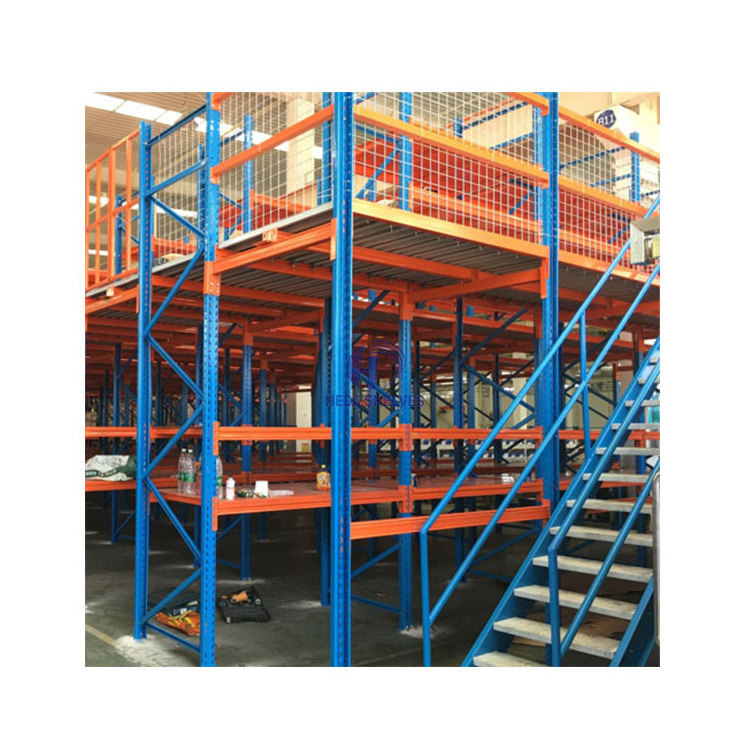 Warehouse Heavy Duty Loft Platform Storage Attic Rack Pallet Racking Mezzanine Floor Rack For Warehouse Storage Racks System