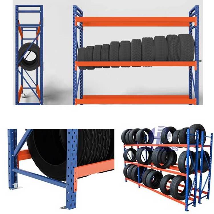 Heavy Duty Racking System Warehouse Storage Tire Pallet Rack Tire Rack For Garage Shelves For Retail Store In The  Garage Tire