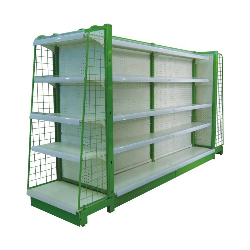 Customized Used Cheap price wire mesh store gondola shelving pharmacy shelves