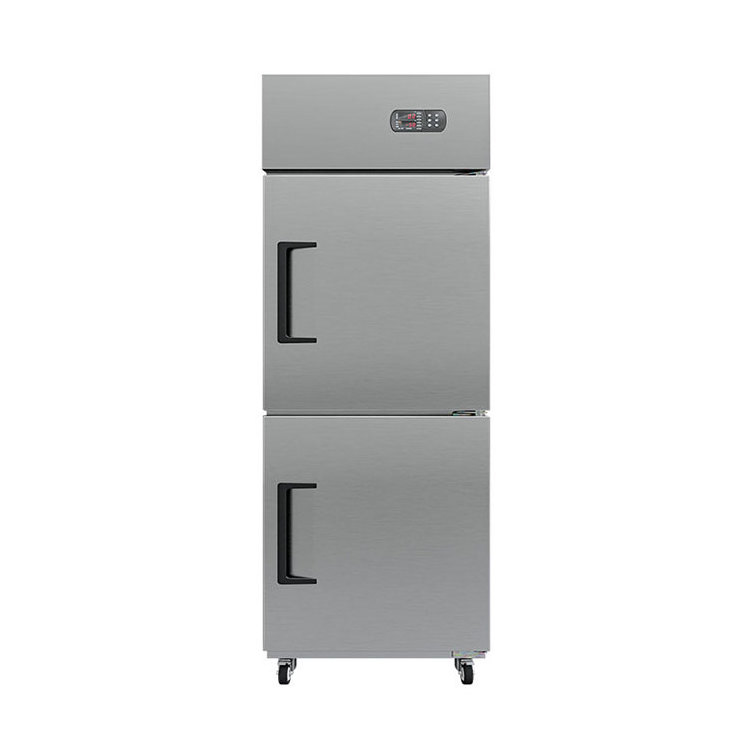 Commercial Refrigerator Four Doors Double Temperature Vertical Air-cooled Fresh-keeping Refrigerator Restaurant Kitchen Freezer