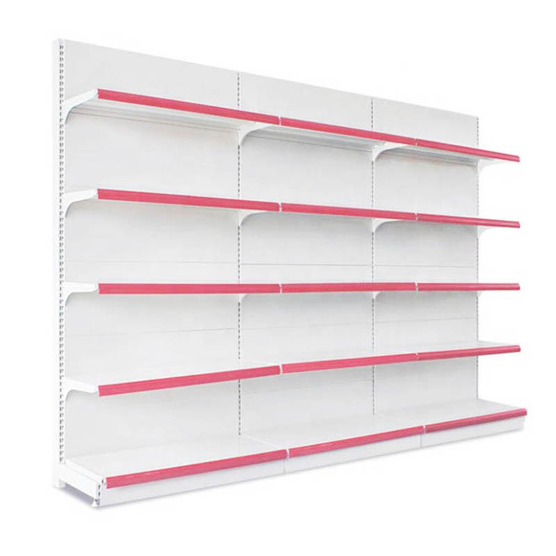 Modern retail shop gondola shelving system grocery store used supermarket shelf display shelving for sale