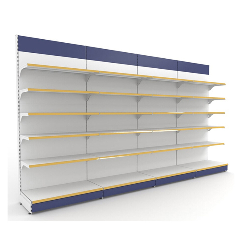 Modern retail shop gondola shelving system grocery store used supermarket shelf display shelving for sale