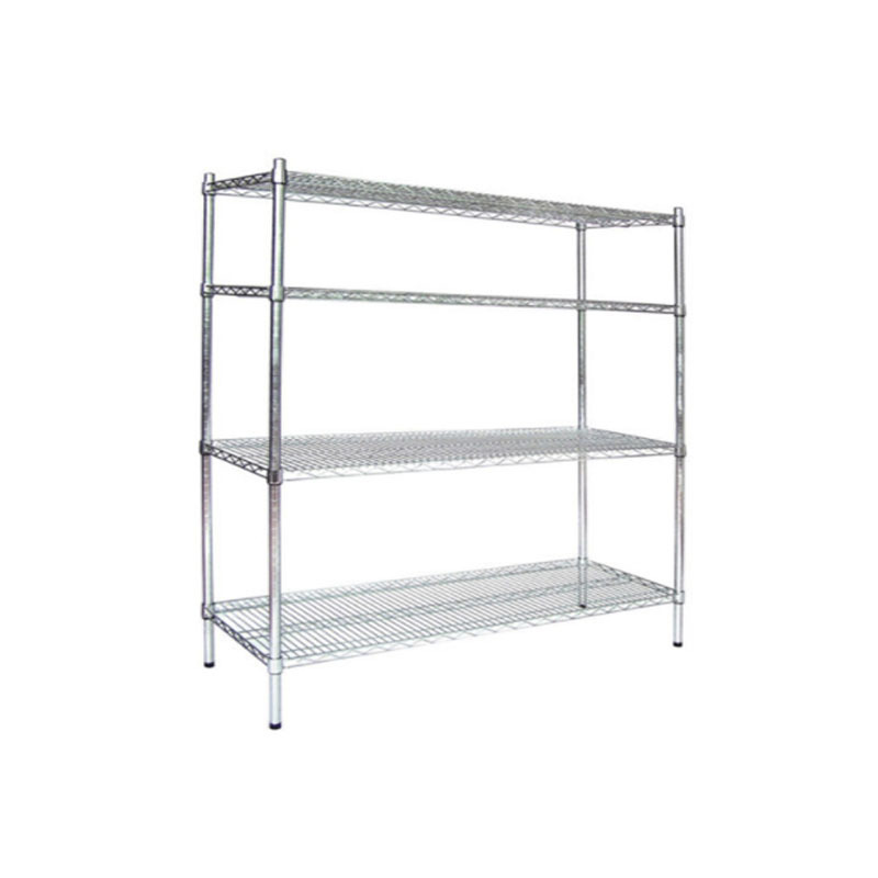 Heavy Duty 6 Tier chrome Metal Storage Wire Shelf CE Approval Wire Rack Shelving