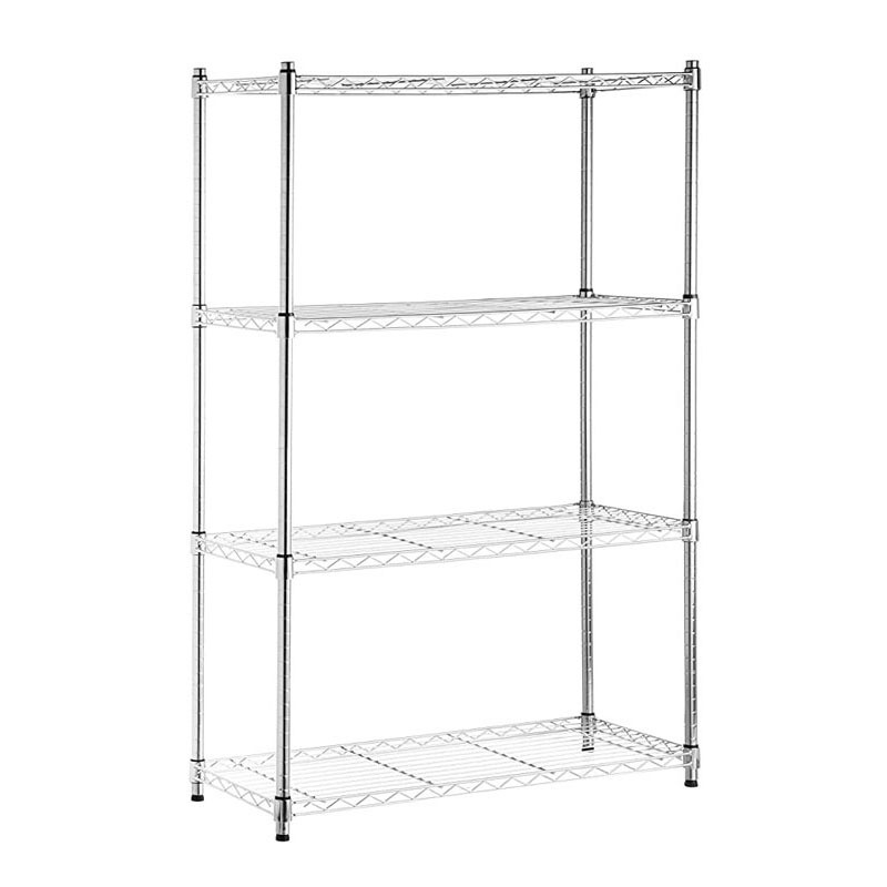 Heavy Duty 6 Tier chrome Metal Storage Wire Shelf CE Approval Wire Rack Shelving