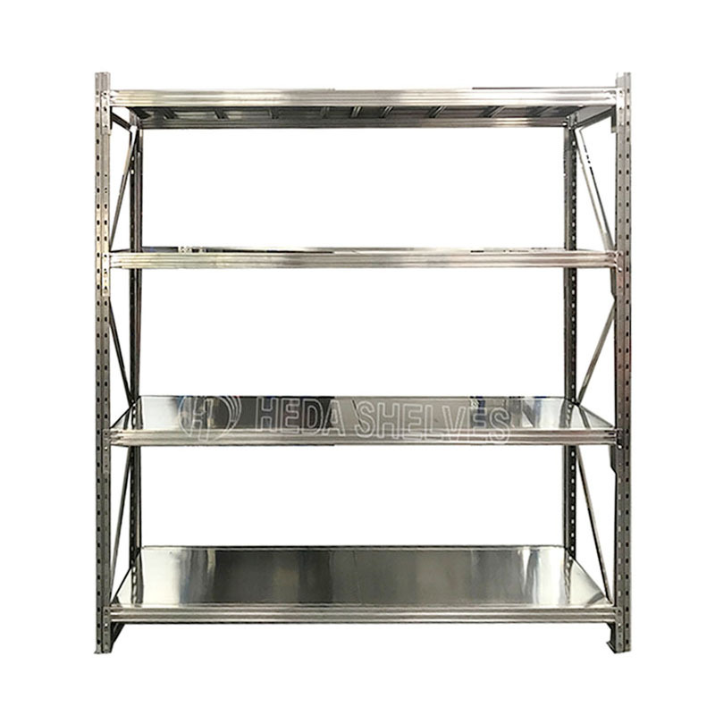 CE Certificated Stainless Steel Storage Shelves Adjustable Metal Shelf Stainless Steel Shelving