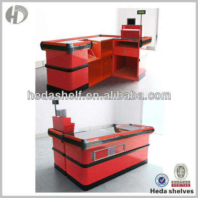 Wholesale multifunctional supermarket checkout counter check out counter cashier counter