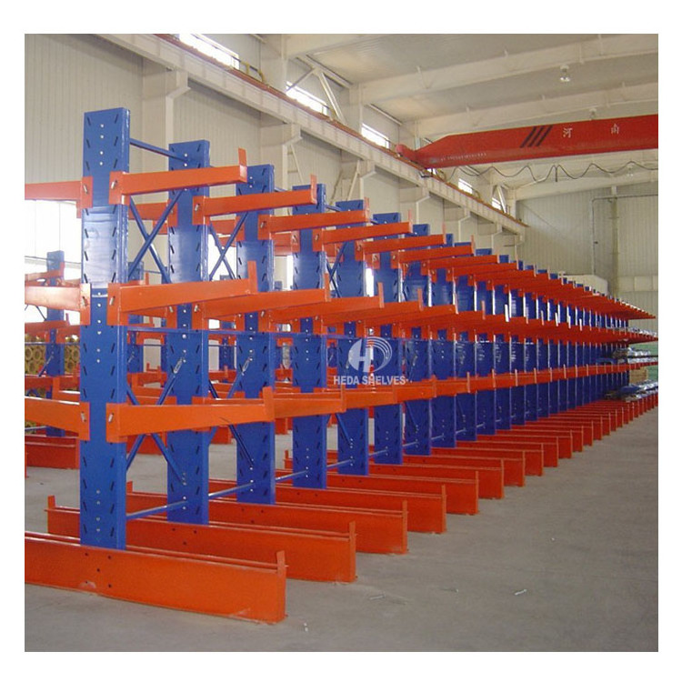 Heavy duty storage rack warehouse cantilever rack for lumber pvc pipe