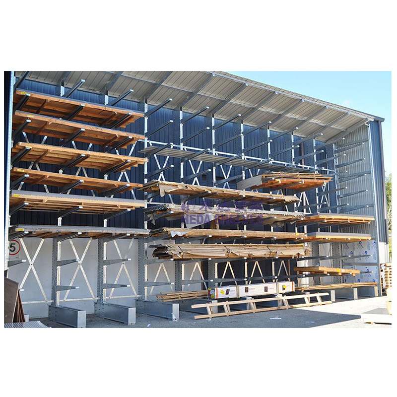 Multifunction aluminium storage rack / warehouse cantilever racking system for steel building material