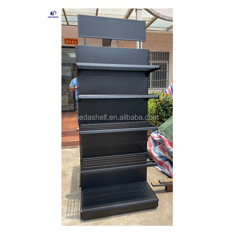 Custom metal storage rack display shelves for supermarket shelf display rack commercial shelves grocery store