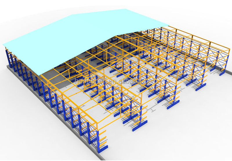 Heavy duty storage rack warehouse cantilever rack for lumber pvc pipe