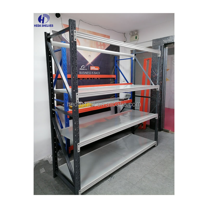 Heda shelves Warehouse Rack Double Deep Storage Racking Free Design Heavy Dury Warehouse Racks Shelving In Warehousing