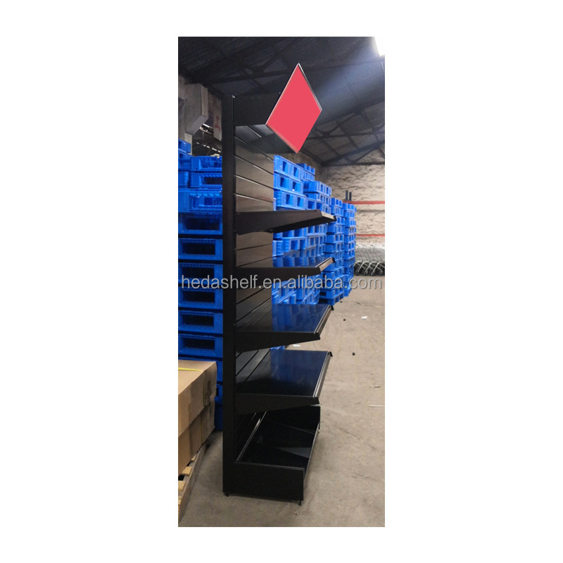 Metal store shelves modern shopping display racks for shops