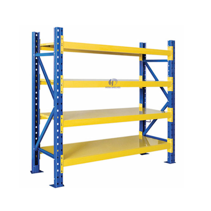 heda Factory Metal boltless stacking rack Industrial Warehouse Storage Racks Shelves for racking system