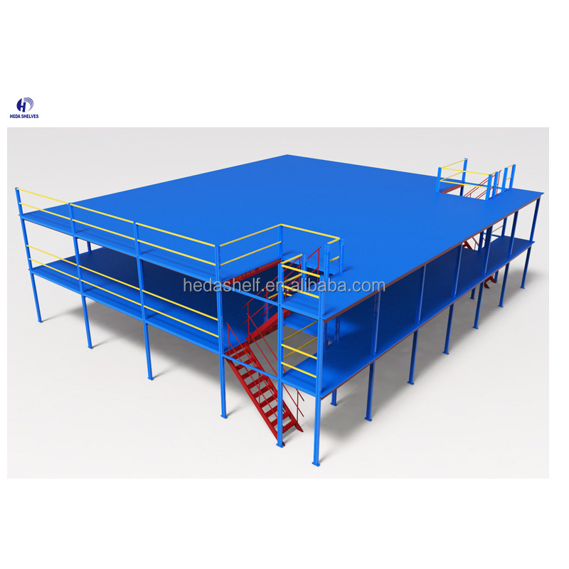 Pallet Rack Supported Mezzanine Racking System Warehouse Mezzanine Floor Pallet Racking System