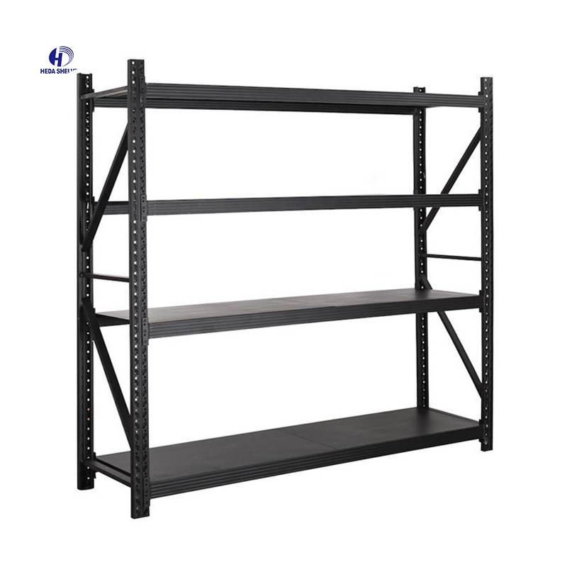 heda Factory Metal boltless stacking rack Industrial Warehouse Storage Racks Shelves for racking system