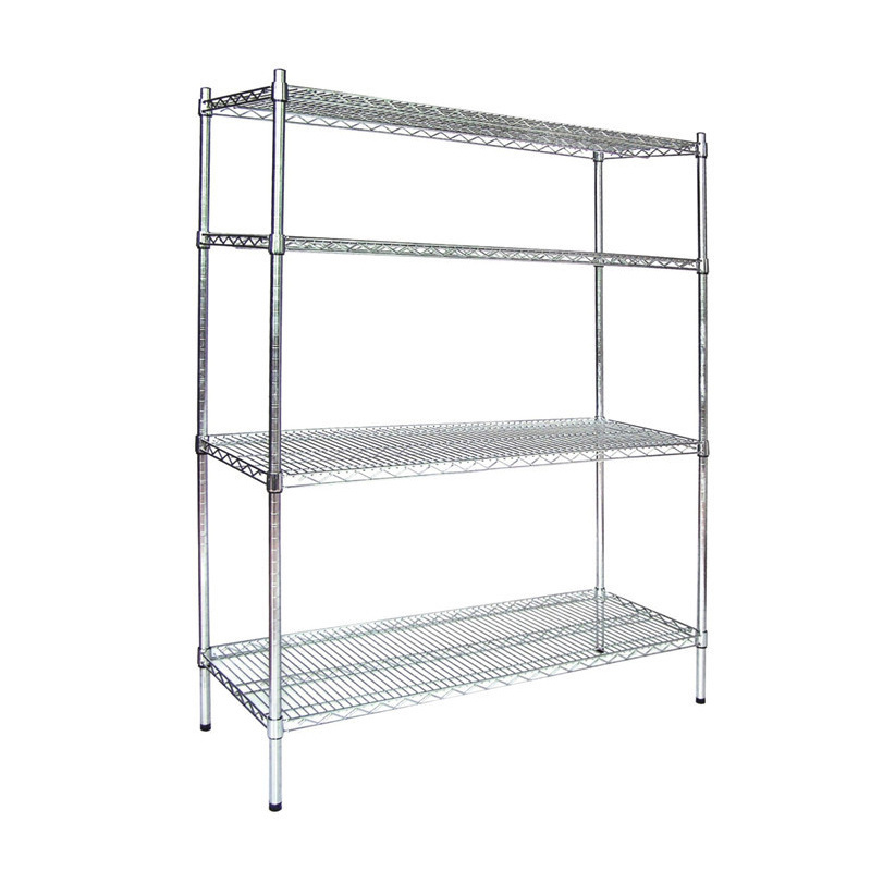 Commercial Wire Shelving Unit with Wheels Steel 6 Tier Heavy Duty Layer Rack Storage Metal Shelf