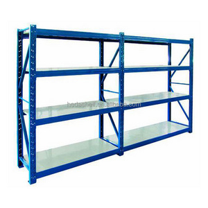 4 Tiers Heavy Duty Slotted Boltless Shelves Garage Metal Shelving Unit Boltless Storage Steel Racking Racks