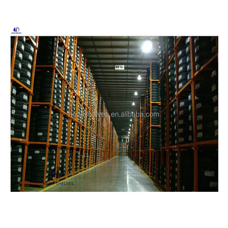 Heda Wholesale Supplier Warehouse Tire Racking Spare Tire Rack Price Warehouse Shelves