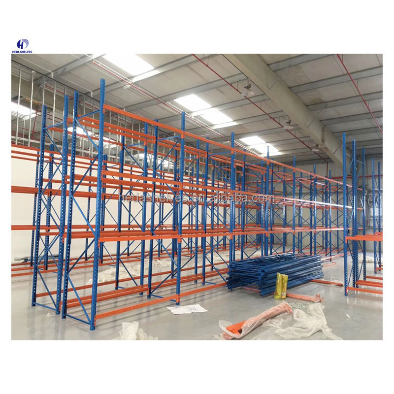 Double Deep Industrial Shelving OEM and ODM Adjustable Heavy Duty Warehouse Industrial Storage Metal Pallet Rack