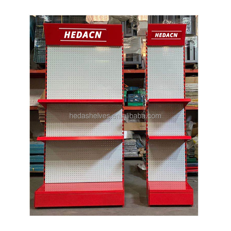 Factory Price Pegboard Metal Tools Storage Hardware Tool Display Rack Exhibition Display Stand