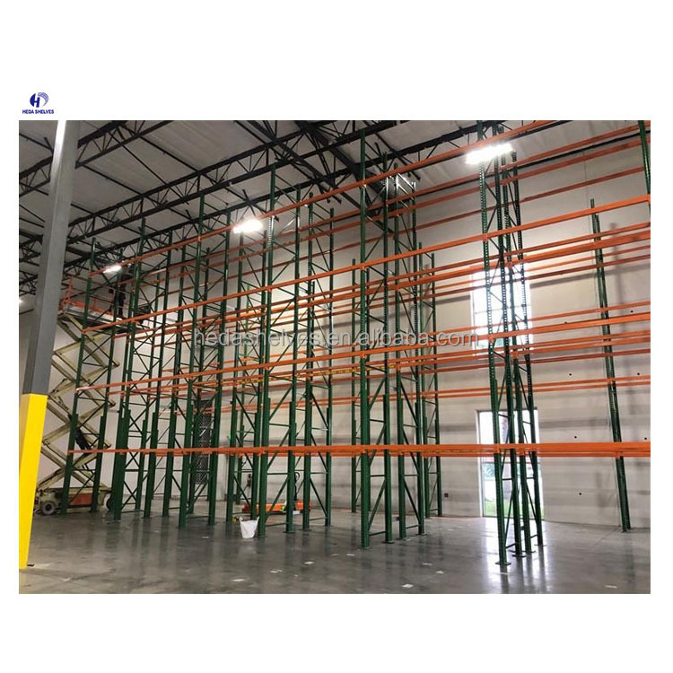 Double Deep Industrial Shelving OEM and ODM Adjustable Heavy Duty Warehouse Industrial Storage Metal Pallet Rack