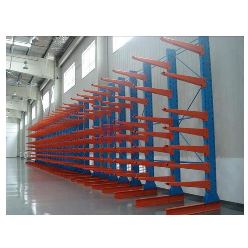 Heda Cantilever Shelving Systems Steel Heavy Duty Cantilever Racking System For Pvc Pipe