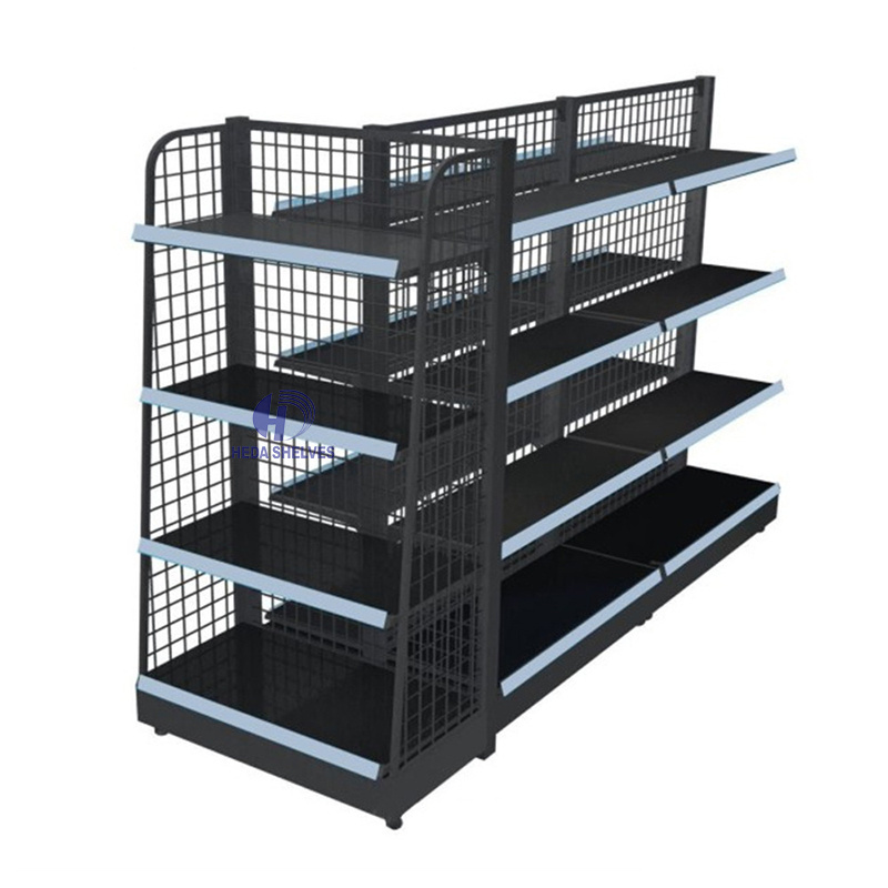 Best price retail display racks shelves used to market popular supermarket display shelf