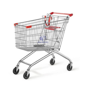 Heavy duty shopping trolley for super market Grocery Shopping Cart