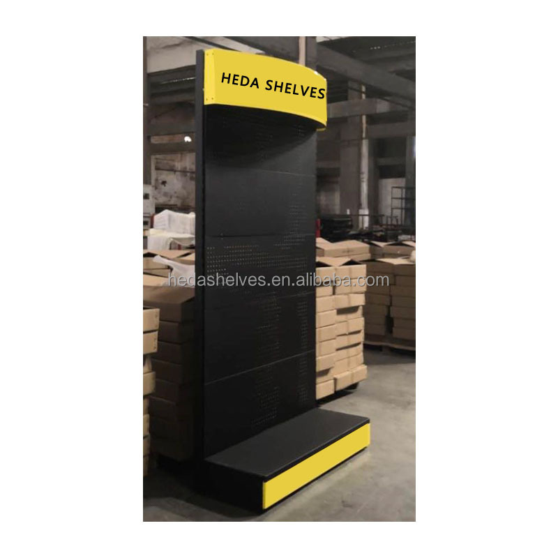 Wholesale Retail Store Fixture Garage Tool Display Racks Stand Hardware Metal Pegboard Display