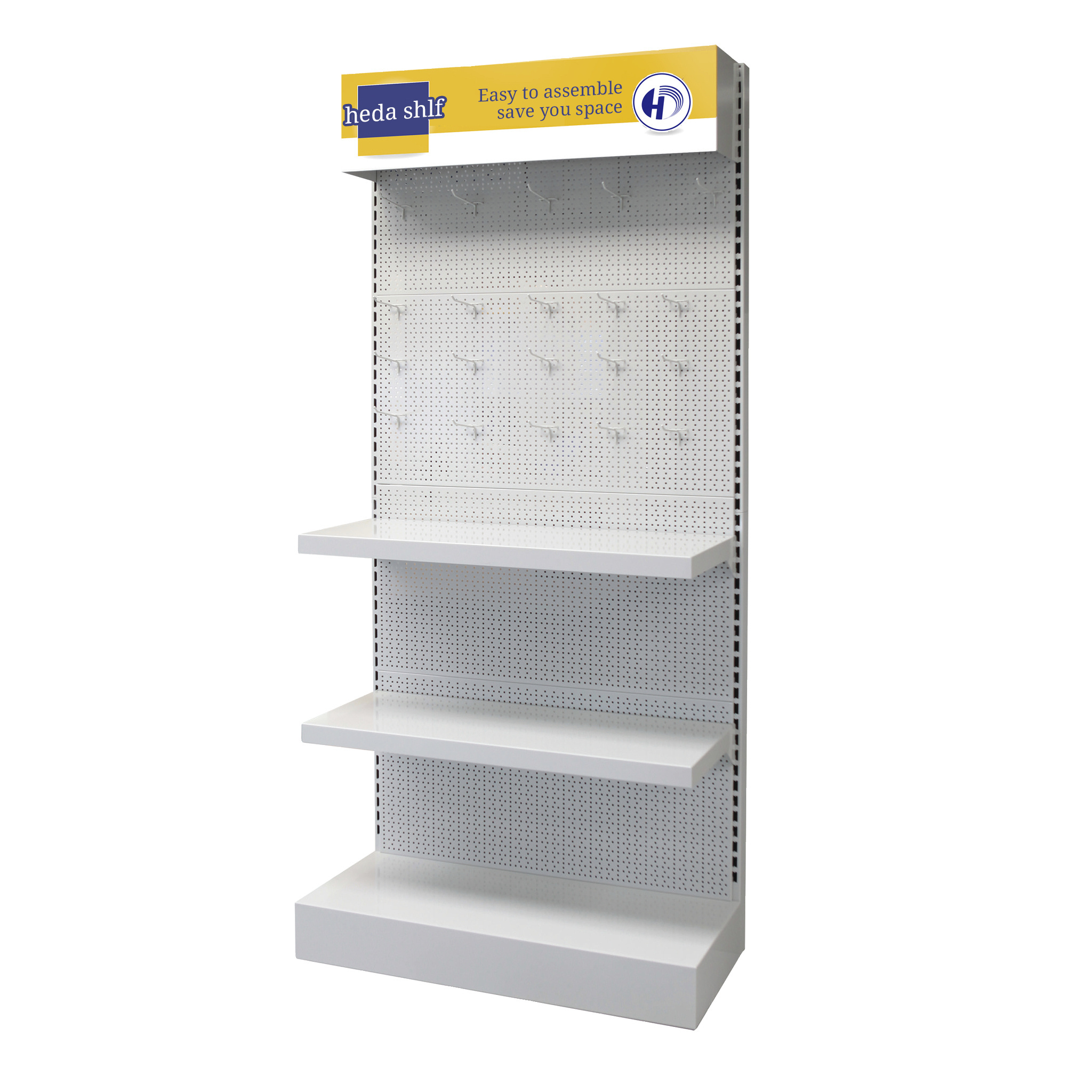 Factory Price Pegboard Metal Tools Storage Hardware Tool Display Rack Exhibition Display Stand