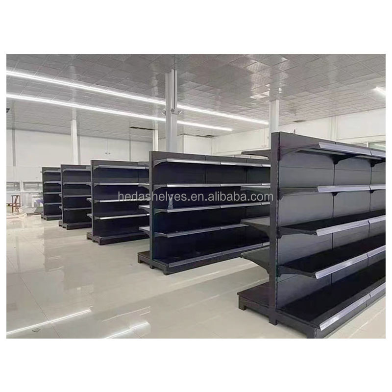 Retail Display Shelving Unit Gondola Grocery Store Shelving Metal Display Racks For Shop