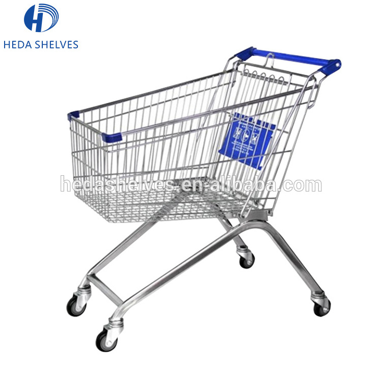 Heavy duty shopping trolley for super market Grocery Shopping Cart