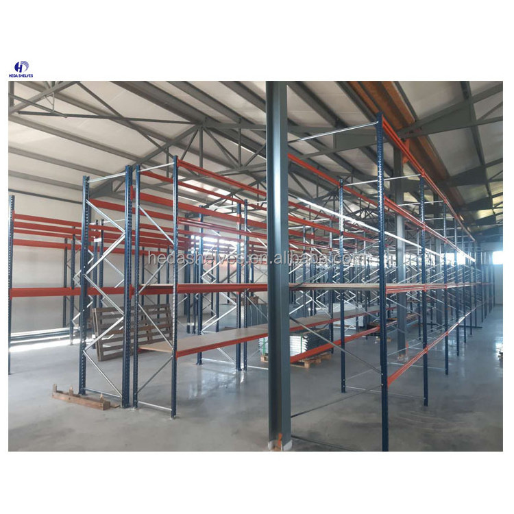 Double Deep Industrial Shelving OEM and ODM Adjustable Heavy Duty Warehouse Industrial Storage Metal Pallet Rack