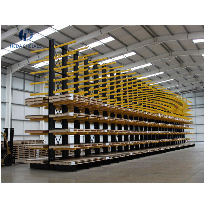 Heda Cantilever Shelving Systems Steel Heavy Duty Cantilever Racking System For Pvc Pipe