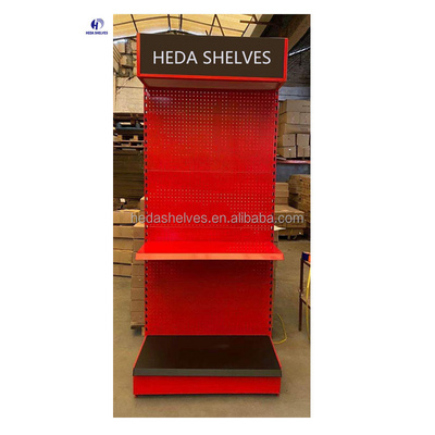 Modern Custom Pegboard Metal Stand Hardware Display Retail Rack for Shop