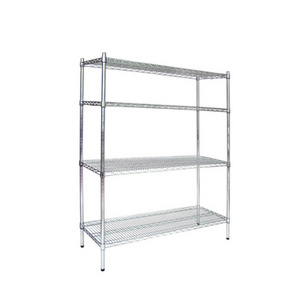 4-Tier Chrome Heavy-Duty Adjustable Shelving Unit 5 Shelves Storage Rack Metal Shelving