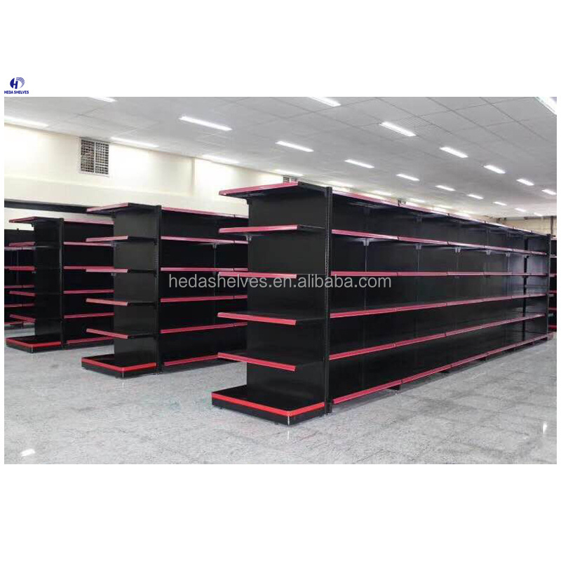 Retail Display Shelving Unit Gondola Grocery Store Shelving Metal Display Racks For Shop