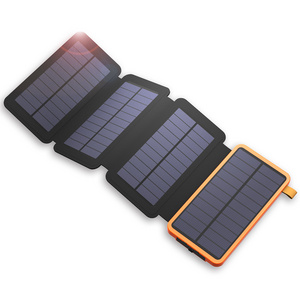 2022 High Capacity Charger 20000mAh Waterproof Solar Power Bank Mobile Powerbank solar energy power banks for mobile phone