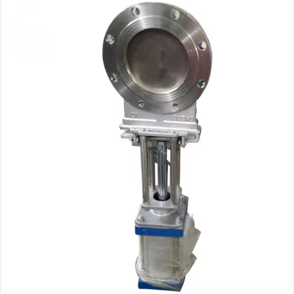 HEDE Direct Sells High Pressure 150lb 250mm Pneumatic Operated Motorize Actuator Slide Knife Gate Valve With Bonnet