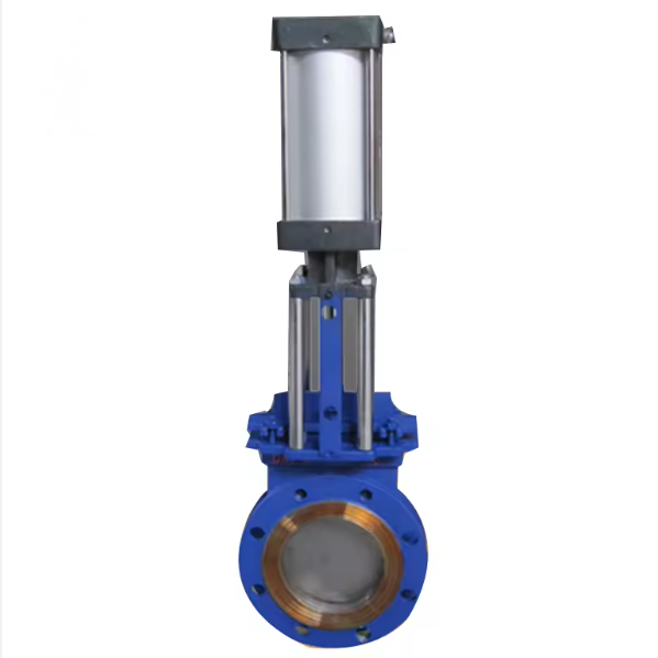 HEDE Direct Sells High Pressure 150lb 250mm Pneumatic Operated Motorize Actuator Slide Knife Gate Valve With Bonnet