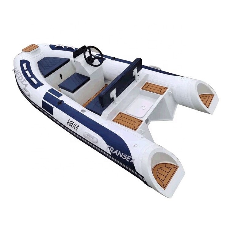 China mini RIB 300 Hypalon Material Inflatable Rigid Folding RIB Boat for Sale