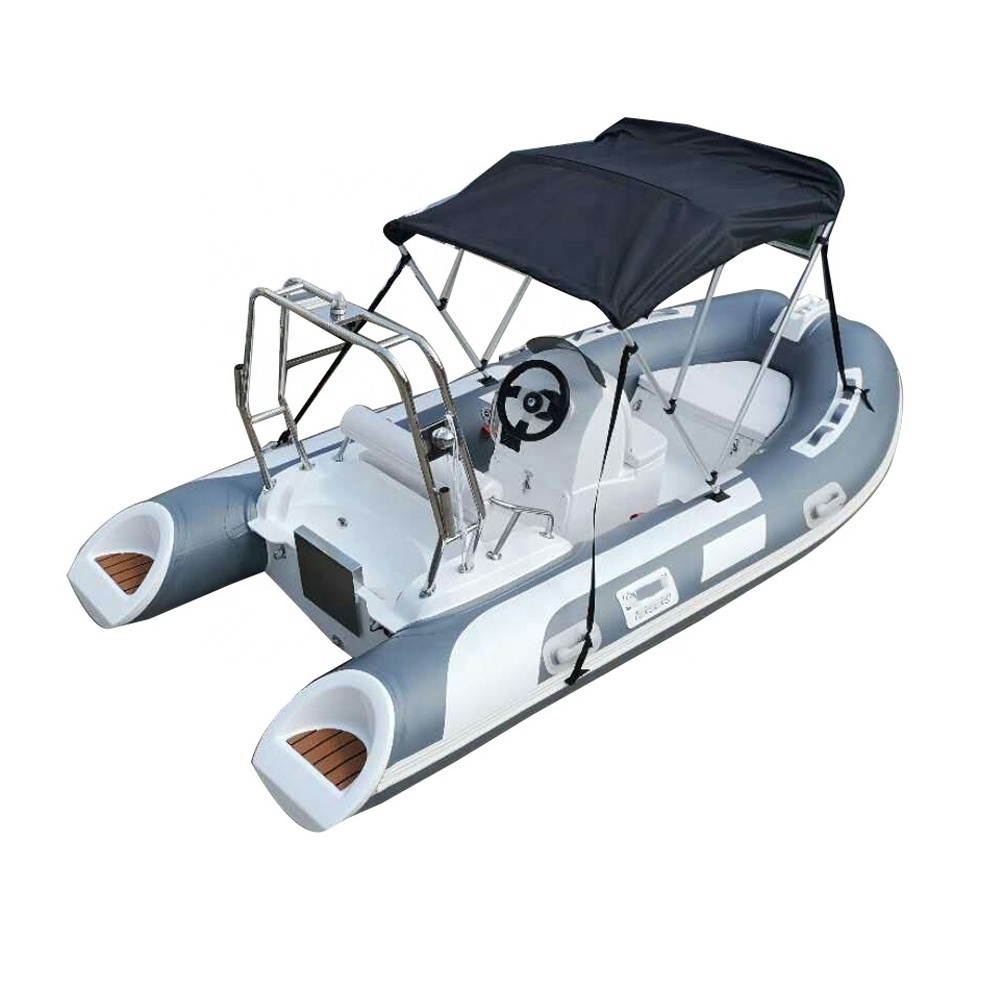 China Factory High Quality 6-person RIB 390 Inflatable River Rafting Boat