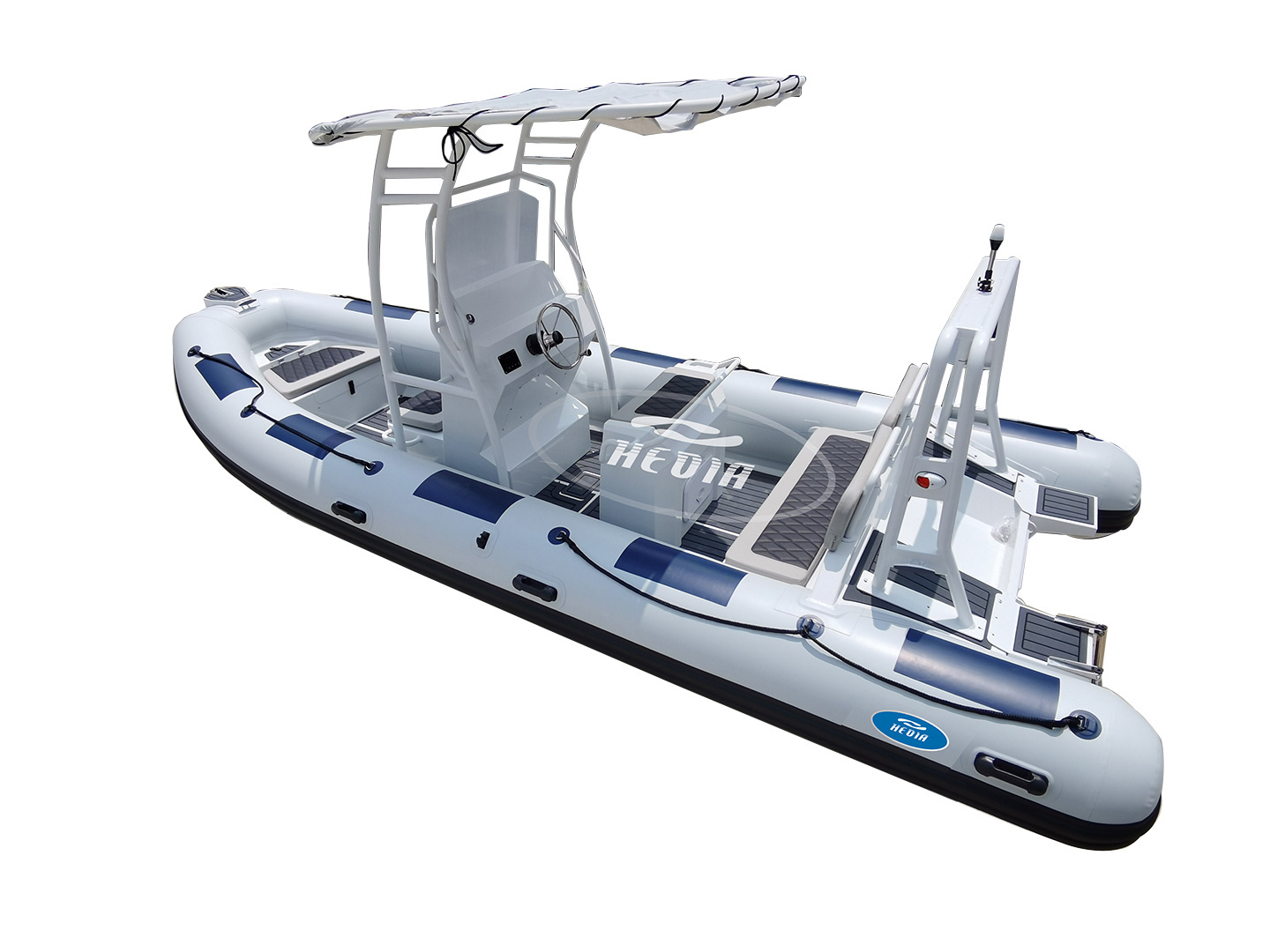 20ft center console boat botes de pesca semi rigid hull inflatable fishing rib boat 580 with TOP